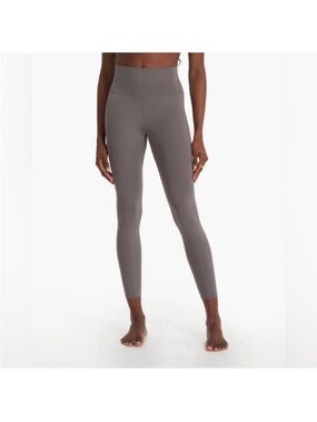 Vuori Evolve Legging High Rise Performance Stretch Knit Smoke Grey Sz S
